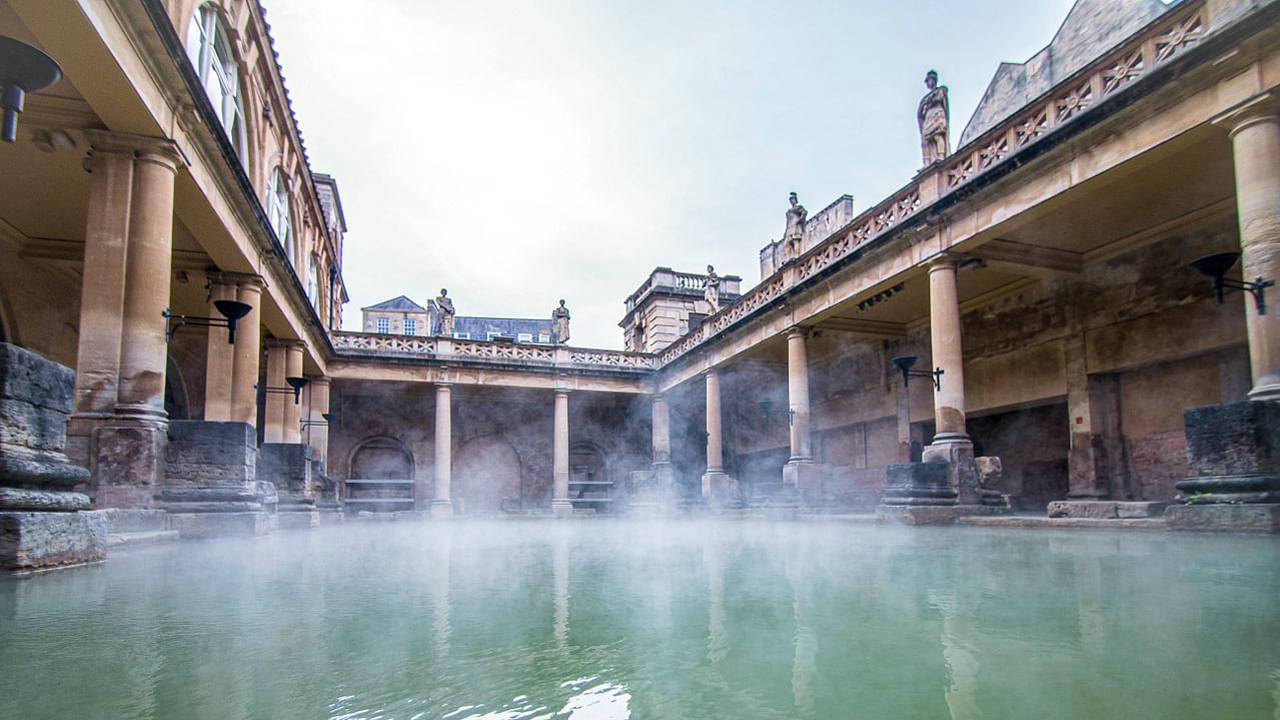 Les bains romains, Bath